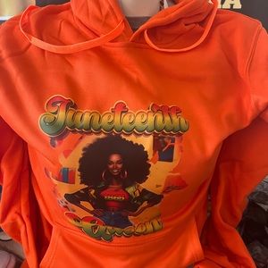 This Juneteenth hoodie will make you stand out in the group and yes custom